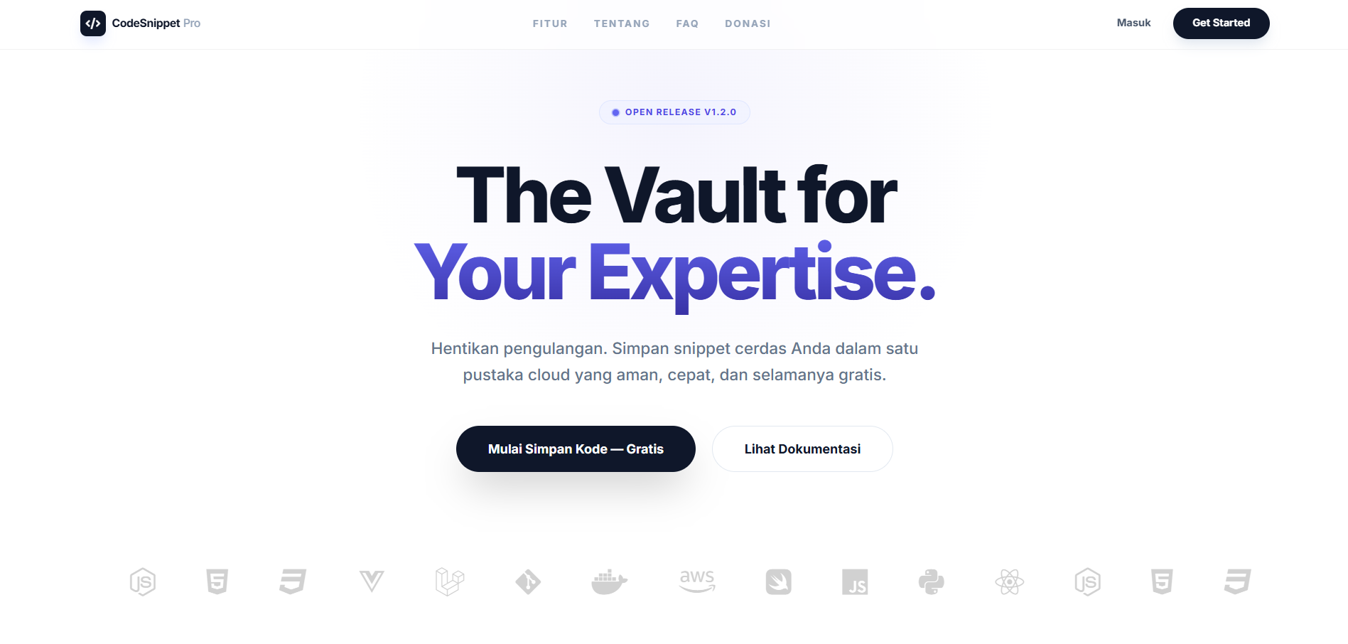 CodeSnippet Pro Dashboard